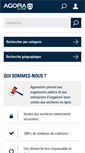 Mobile Screenshot of agorastore.fr